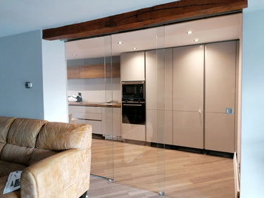 Lumi Glide - Single Sliding Glass Door - Frameless - CreoGlass®
