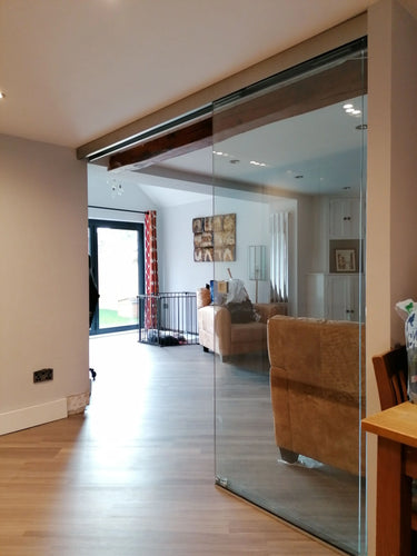 Lumi Glide - Single Sliding Glass Door - Frameless - CreoGlass®