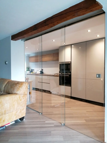 Lumi Glide - Single Sliding Glass Door - Frameless - CreoGlass®