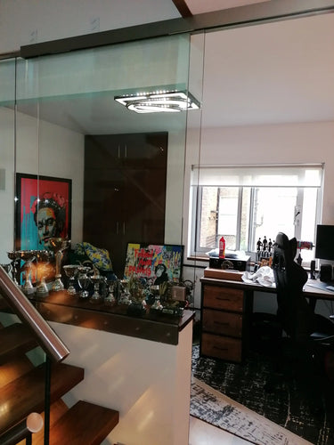 Infinity Clear - Single Sliding Glass Door - Frameless - CreoGlass®