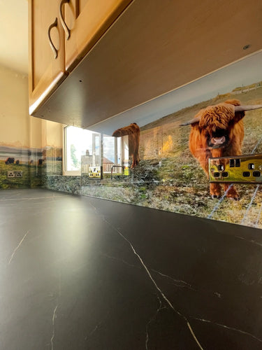 Highland Horizon - Printed Splashback - Bespoke - CreoGlass®