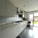 Smoke Grey - Metallic Splashback - Bespoke - CreoGlass®