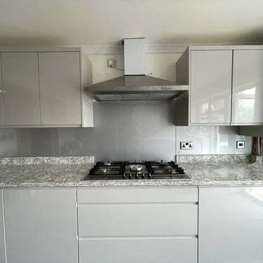 Smoke Grey - Metallic Splashback - Bespoke - CreoGlass®