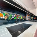 Spice & Veggie Printed Glass Splashback – Bespoke - CreoGlass®