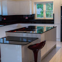 Obsidian Thread 10mm Fibres Worktop - CreoGlass®