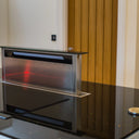 Obsidian Thread 10mm Fibres Worktop - CreoGlass®