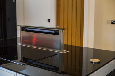 Obsidian Thread 10mm Fibres Worktop - CreoGlass®