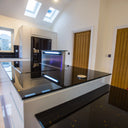 Obsidian Thread 10mm Fibres Worktop - CreoGlass®