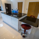 Obsidian Thread 10mm Fibres Worktop - CreoGlass®