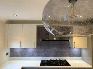 Urban Brick Printed Glass Splashback – Bespoke - CreoGlass®