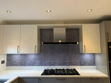 Urban Brick Printed Glass Splashback – Bespoke - CreoGlass®