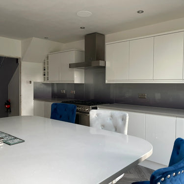 Black to Grey - Gradient Splashback - Bespoke - CreoGlass®