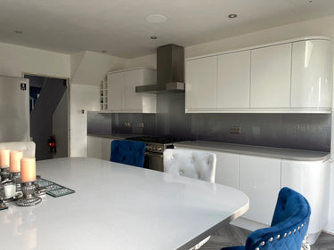 Black to Grey - Gradient Splashback - Bespoke - CreoGlass®
