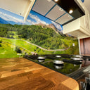 Mountain View – Printed Glass Splashback – Bespoke - CreoGlass®