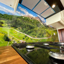 Mountain View – Printed Glass Splashback – Bespoke - CreoGlass®