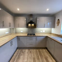 Mink Beige Colour Glass Splashback – Bespoke - CreoGlass®