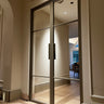 Artisan Grid - Double Hinged Glass Door with Latch and Frame – internal steel and glass door, photo 1