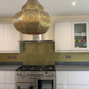 Brass Gold - Metallic Splashback - Bespoke - CreoGlass®
