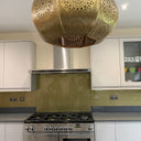 Brass Gold - Metallic Splashback - Bespoke - CreoGlass®