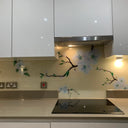 Blossom Branch – Printed Glass Splashback – Bespoke - CreoGlass®