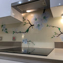 Blossom Branch – Printed Glass Splashback – Bespoke - CreoGlass®