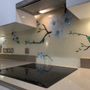 Blossom Branch – Printed Glass Splashback – Bespoke - CreoGlass®