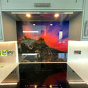 Tropical Sunset – Printed Glass Splashback – Bespoke - CreoGlass®