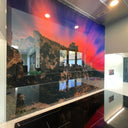 Tropical Sunset – Printed Glass Splashback – Bespoke - CreoGlass®