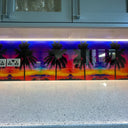 Tropical Sunset – Printed Glass Splashback – Bespoke - CreoGlass®