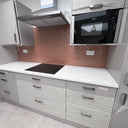 Deep Rose Slate - Kiln Splashback - Bespoke - CreoGlass®