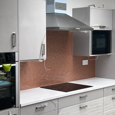 Deep Rose Slate - Kiln Splashback - Bespoke - CreoGlass®