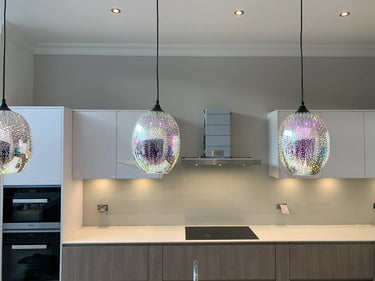 Dove Grey Colour Glass Splashback - Bespoke - CreoGlass®