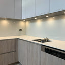 Dove Grey Colour Glass Splashback - Bespoke - CreoGlass®
