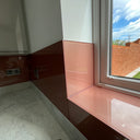 Deep Rose - Metallic Splashback - Bespoke - CreoGlass®