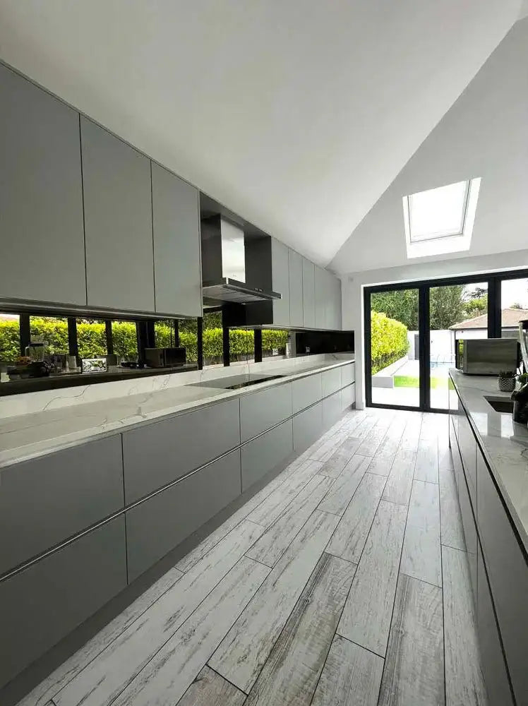 Bronze Toughened Mirror Splashback - Bespoke