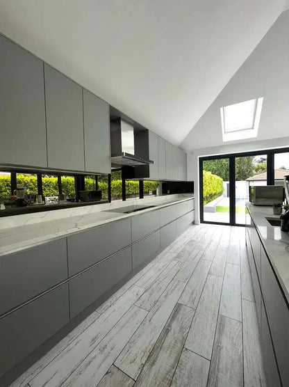 Bronze Toughened Mirror Splashback - Bespoke