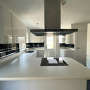 Black - Mirror Striped Splashback - Bespoke - CreoGlass®