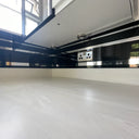 Black - Mirror Striped Splashback - Bespoke - CreoGlass®