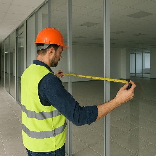 Initial site consultation and measurement