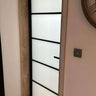 Frost Aura – Single Hinged Door with Latch and Frame – internal steel and glass door, photo 1