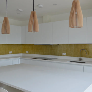 Champagne Gold - Italian Splashback - Bespoke - CreoGlass®