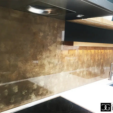 Golden Veil - Italian Splashback - Bespoke - CreoGlass®