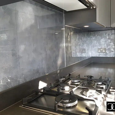 Silver Veil - Italian Splashback - Bespoke - CreoGlass®