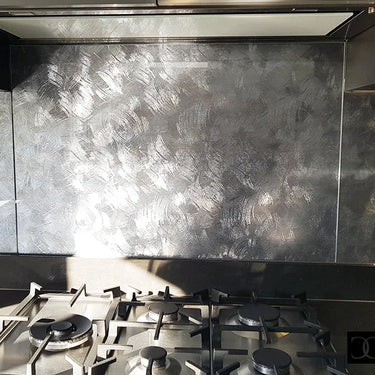 Silver Veil - Italian Splashback - Bespoke - CreoGlass®
