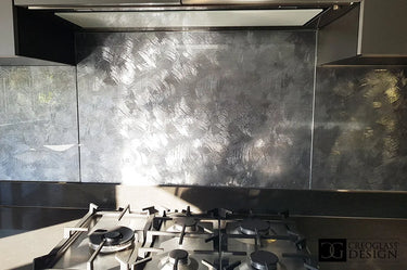 Silver Veil - Italian Splashback - Bespoke - CreoGlass®