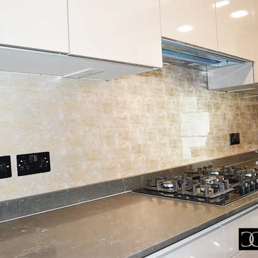 Golden Siena - Italian Splashback - Bespoke - CreoGlass®