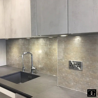 Champagne Beige - Italian Splashback - Bespoke - CreoGlass®