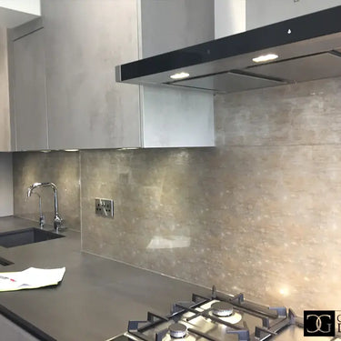 Champagne Beige - Italian Splashback - Bespoke - CreoGlass®