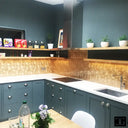 Golden Veil - Italian Splashback - Bespoke - CreoGlass®