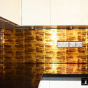 Amber Marble - Italian Splashback - Bespoke - CreoGlass®